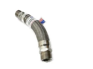 Hose Master CA321A Braided Stainless Steel Flex Hose Fitting NEW FREE FAST SHIP - Picture 1 of 8