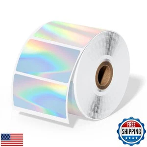 Phomemo 2.25”x1.25” Reflective Thermal Labels, Color Self-Adhesive Stickers L - Picture 1 of 5