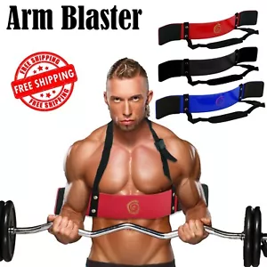 Fitness Arm Blaster Bicep Curl Triceps Gym Training Weightlifting Arm Blaster - Picture 1 of 34