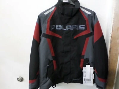 POLARIS WOMEN'S NORTHSTAR BLACK/MAROON SNOWMOBILE JACKET SIZE SMALL 286142902 - Image 1 of 4