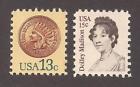 2 SMALLEST U.S. STAMPS- INDIAN HEAD PENNY & DOLLEY MADISON - MINT CONDITION