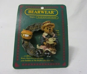 BOYDS BEARS & FRIENDS BEARWARE COLLECTION HAVE A NICE DAY. 1995 PIN MINT - Imagen 1 de 2
