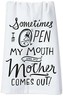 Geschirrtuch 'If You Love An Airman' – Aus Baumwolle, 71x71 Cm, Witziger Spruch, Von Primitives By Kathy
