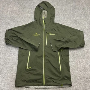 Patagonia Stretch Rain Shadow Jacket Men's M Green Hooded Lightweight H2NO 84800 - Picture 1 of 12