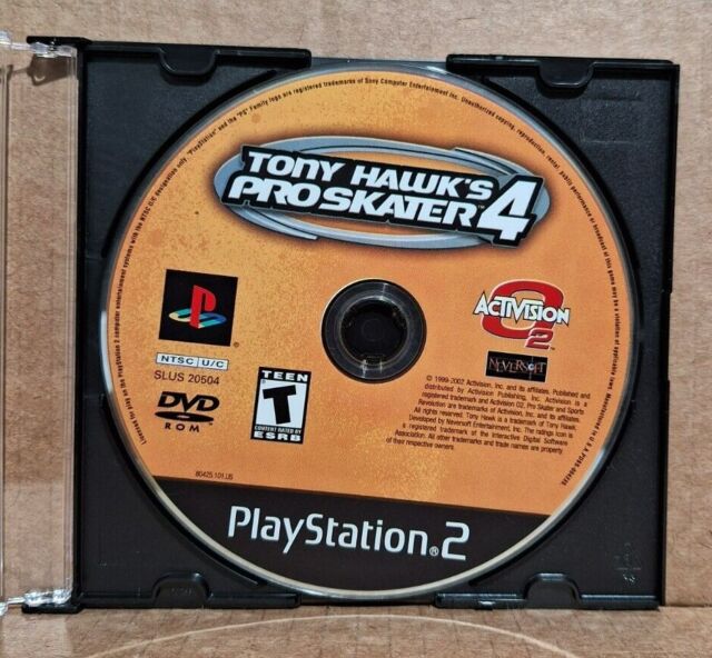 Ps2 - Tony Hawk's Pro Skater 4 Greatest Hits Sony PlayStation 2 Disc Only  #111