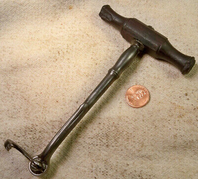 Uncommon Rotating Head Dentists Tooth Key Collectible Early Medical Tool READ • 225$