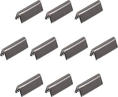 50 piezas puntas de extremo de hebilla de cinturón, 21 mm/0,83 pulgadas cierres de cinta para cuero, red Foto 1 de 4