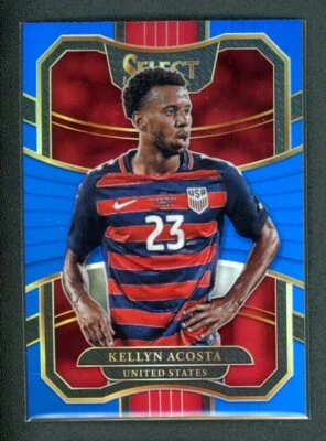 2017-18 KELLYN ACOSTA 206/299 PANINI SELECT BLUE TERRACE - Image 1 of 2