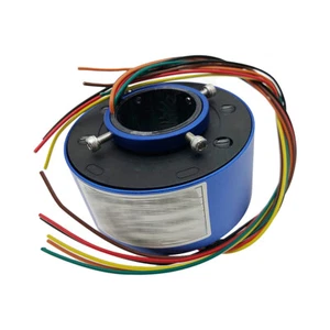6Wires 380V AC/DC 10A 38.1MM Dia Metal Capsule Conductors Slip Ring Blue USA NEW - Bild 1 von 4