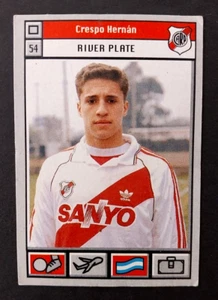 1995 Figuritas Cromy Argentina Hernan Crespo True Rookie Sticker River Plate #54 - Picture 1 of 9