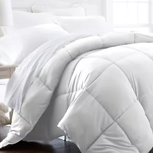 Hypoallergenic Down Alternative Comforter Kaycie Gray Basics - Picture 1 of 2