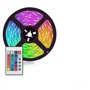 16.4ft 300LED Flexible SMD Strip Light RGB Remote Fairy Lights Room TV Party Bar - Picture 1 of 6