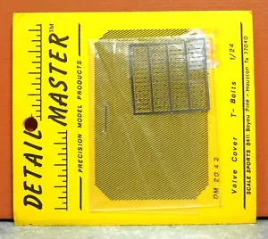1/24 DETAIL MASTER VALVE COVERS T-BOLTS PHOTO ETCH SET # DM2042 - Picture 1 of 1