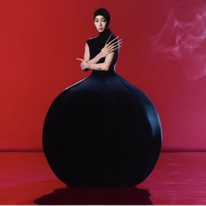 RINA SAWAYAMA - Hold The Girl 2022 Canadian White & Red Swirl Vinyl New - Imagen 1 de 1