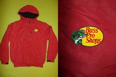 Tourney Trail Jacket BASS PRO SHOPS (S) PERFECT !!! MaroonHOODIE - Image 1 of 4