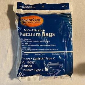 Envirocare Technologies HEPA-Staubsaugerbeutel 9 Staubsaugerbeutel für Kenmore & Panasonic 137-9 - Bild 1 von 2