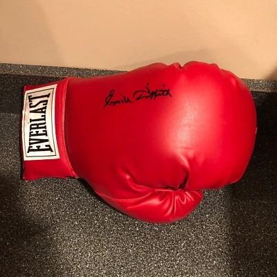 GUANTE DE BOXEO EVERLAST AUTOGRAFIADO FIRMADO A MANO EMILE GRIFFITH Foto 1 de 4