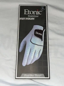 Guante de golf Etonic Stabalizer F1T Tour izquierdo para hombre blanco 1 quilate (uno) - Imagen 1 de 3