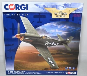 CORGI AVIATION ARCHIVE AA27701 P-51D MUSTANG 'BUTCH BABY' 1:72 LTD ED NO.1 - Picture 1 of 8