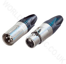 Neutrik 3 pin XLR Plug and Socket Pack - contains one each of NC3FXX and NC3MXX