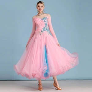 NEU Ballsaal Wettbewerb Tanz Kleid Modern Walzer Standard Kleid Gr. - Bild 1 von 15