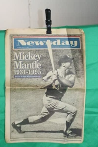 newsday 16 page dedication to Mickey Mantle sugust 14thy 1995 - Picture 1 of 1