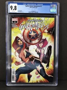 Spider-Gwen: Gwenverse 3 Marvel Comics 8/22 David Nakayama Cubierta Calificación CGC 9.8 - Imagen 1 de 3