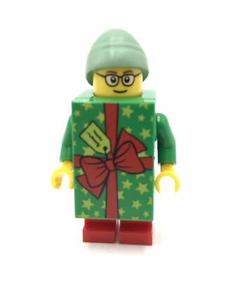 LEGO Gift Wrapped Brickman minifigure Fall 2024 Store Exclusive Present - Image 1 of 4