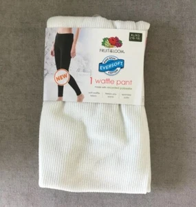 Fruit of the Loom Damen Waffel Thermohose Eversoft weiß XL (16-18) - Bild 1 von 2