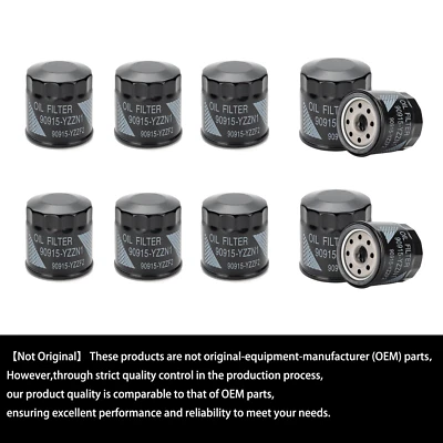 Paquete de 10 filtros de aceite giratorios 90915-YZZN1 para motor Toyota/Lexus Foto 1 de 4
