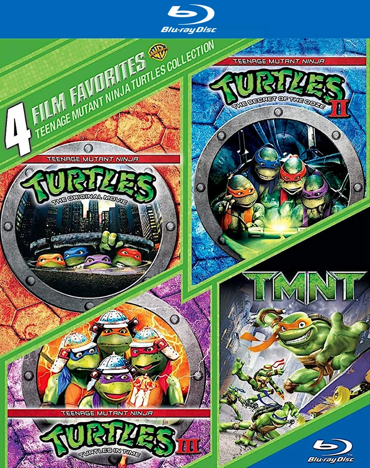 4 Film Favorites Teenage Mutant Ninja Turtles Collection Four Region B Blu-ray - Image 1 of 1