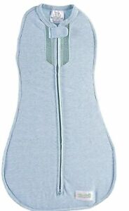 Woombie 5-13 lbs 0-3 month Swaddle WOOMBIE AIR Dream on Light Blue Newborn NEW 