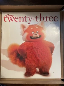 Disney D23 Twenty Three Turning Red Spring 2022 Book Magazine Sealed - Picture 1 of 2