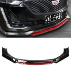 For Cadillac Ct4 Ct5 Ct6 Front Bumper Lip Spoiler Splitter Glossy Black Red