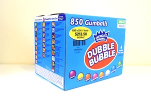Dubble Bubble Fresh Gumballs Box 1" Inch (850 ct.) 16 LBS Bulk Vending FREE SHIP - Picture 1 of 8