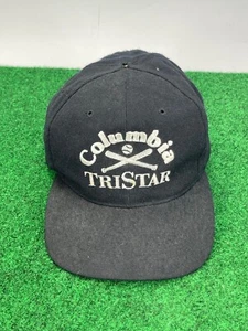 Vintage Columbia / TriStar Baseball Softball logo 100% Wool Snapback Cap Hat - Picture 1 of 5