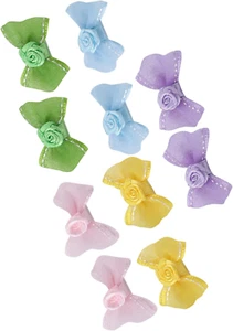 Dog Bow Barrette Bows Clips for Hair with Dog Clothing Clip Small Dogs That Stay - Picture 1 of 9