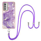 Case For Motorola Edge 20 Pro Marble Shockproof Phone Protector Cover