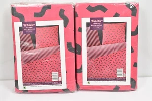 2x Tchibo Wende Bettwäsche Biber Baumwolle 135x200cm 80x80cm Retro Design - Bild 1 von 6