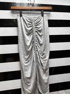 Women "Plush" gray slip skirt & matching top Size Sm. Prev. Owned - Picture 1 of 4