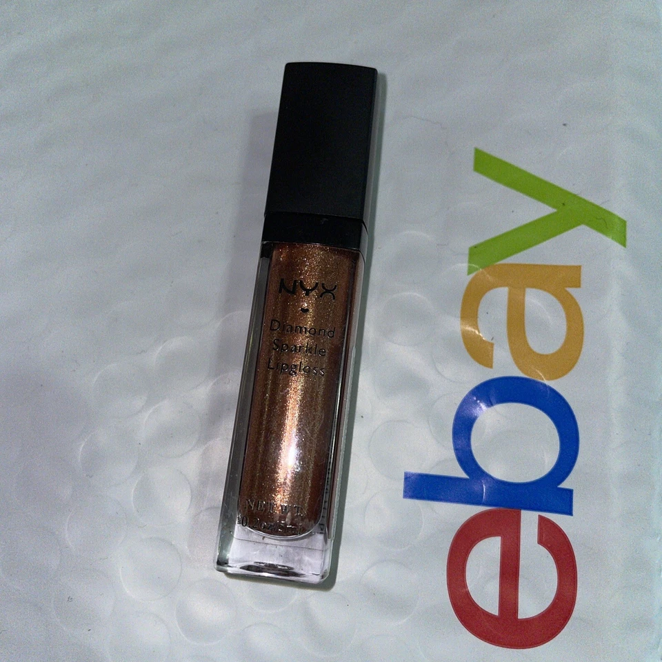 NYX Cosmetics Diamond Sparkle Lip Gloss in DSG09 Bronze Sparkle.