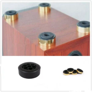 4pcs 60mm Amplifier Speaker Isolation Feet Mats HiFi Stand Pad Audio Equipment - Picture 1 of 7