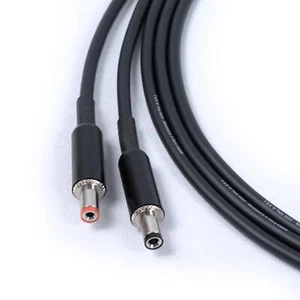 Cable convertidor de enchufe de CC de 2,1 mm a enchufe de CC de 2,5 mm para pedalera de efectos de 9V/12V - Imagen 1 de 6