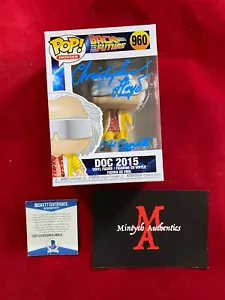 CHRISTOPHER LLOYD FIRMATO DOC 2015 FUNKO POP! RITORNO AL FUTURO! BECKETT COA! - Foto 1 di 7