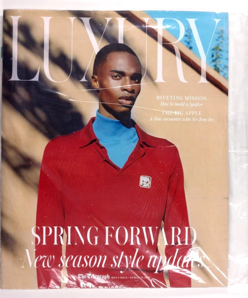 Jony Ive APPLE Men's Fashion issue PRADA Spitfire ~ LUXURY TELEGRAPH MAGAZINE UK - Image 1 of 1