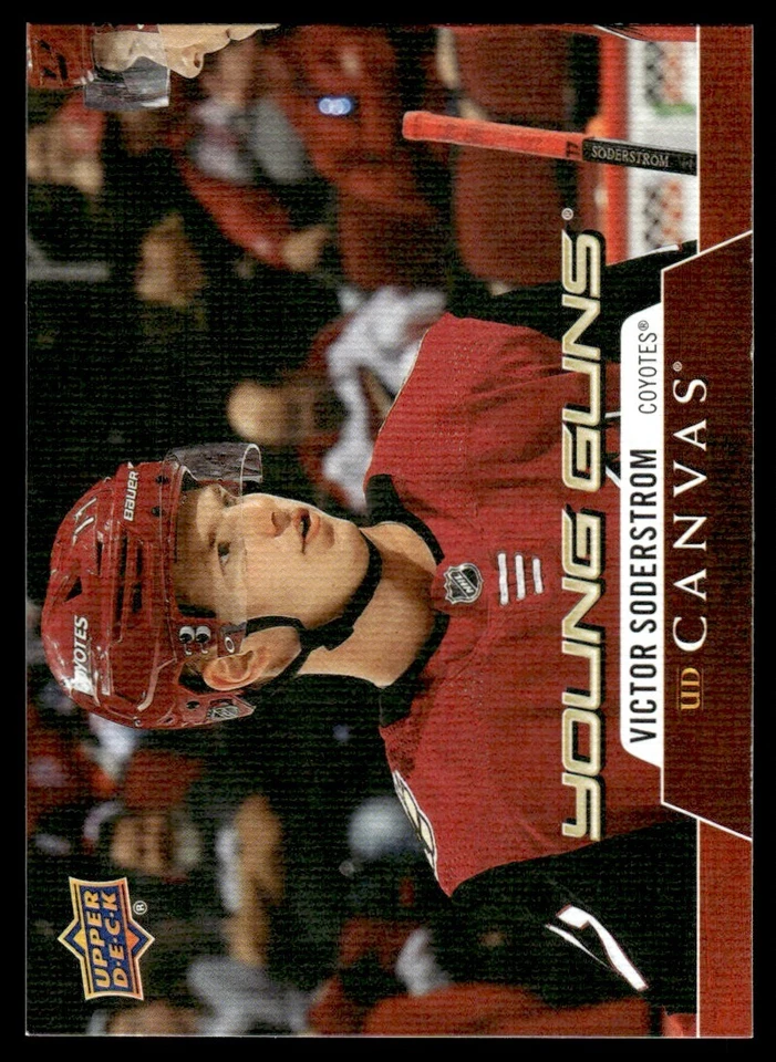 2020-21 UPPER DECK YOUNG GUNS CANVAS Victor Soderstrom Arizona Coyotes #C103 R39 - Image 1 of 2