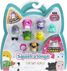 Squishmallows Squish-a-Longs Mini Squish Figures 8 Pack Style 3 - Picture 1 of 6