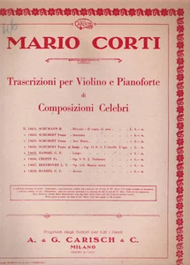 SPARTITO_MARIO CORTI_HANDEL : LARGO_ VIOLINO, PIANO_'25 - Bild 1 von 1