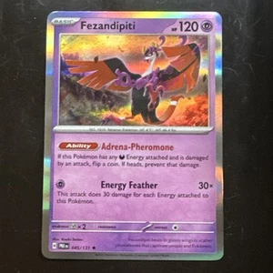 Pokemon Prismatic Evolutions Fezandipiti 45/131 Holo - Picture 1 of 3