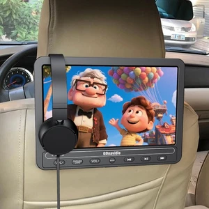 Reproductor de DVD de 10,1" para sincronización de coche teléfono/TV 1080P HDMI entrada DVD todas las regiones recargable - Imagen 1 de 13